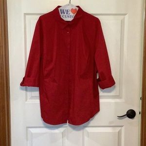 3/4 sleeve Worthington button down shirt.